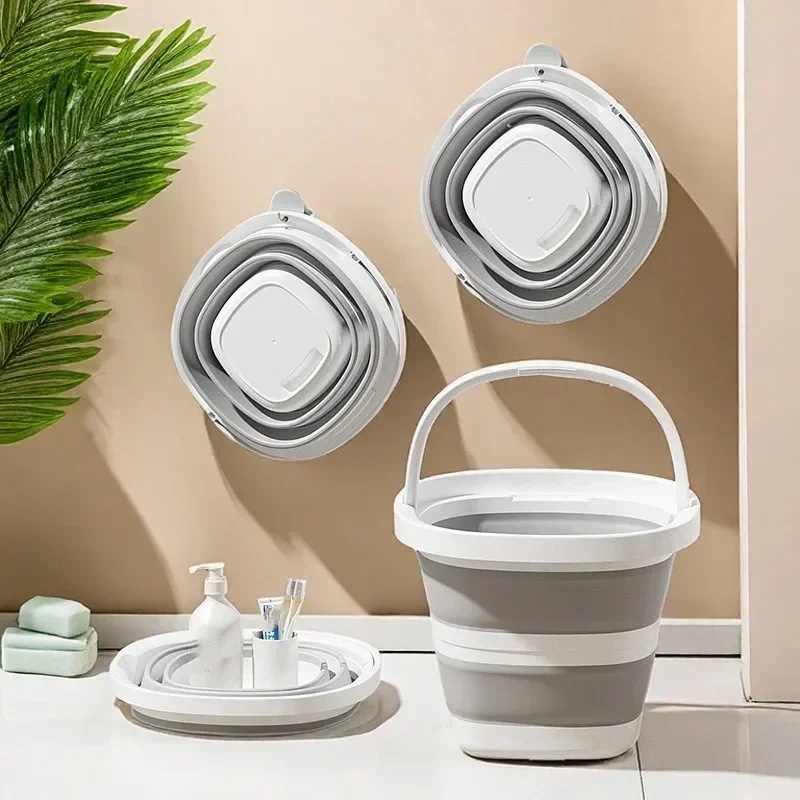 Water Bag Collapsible - Multi‑Purpose Collapsible Water Bucket With Handle