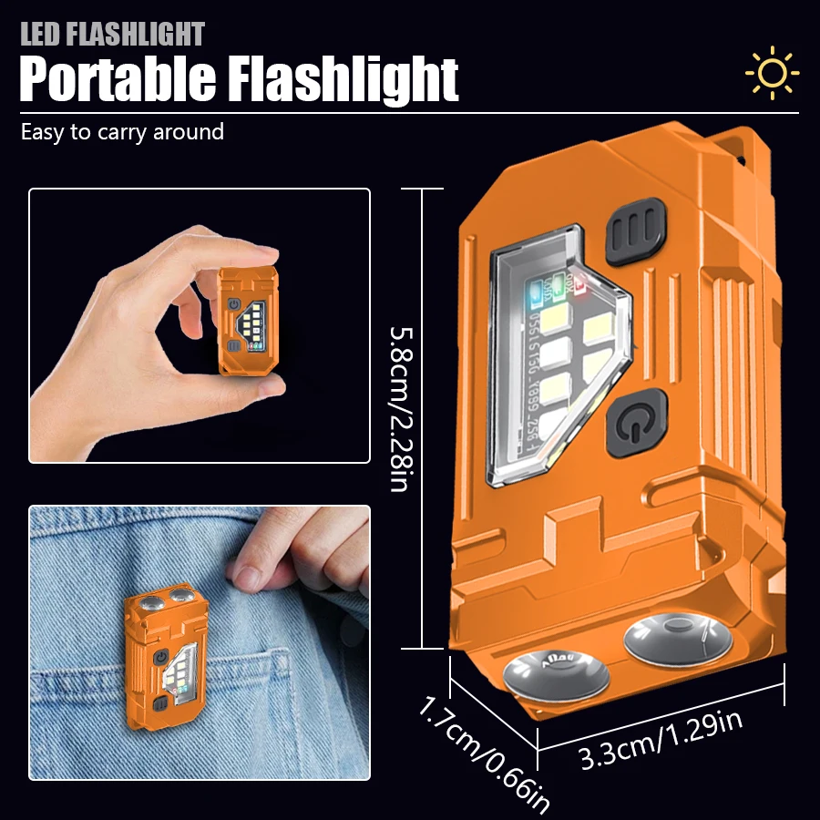 Mini Keychain EDC Flashlight R - Fishing Kit Compact review and price