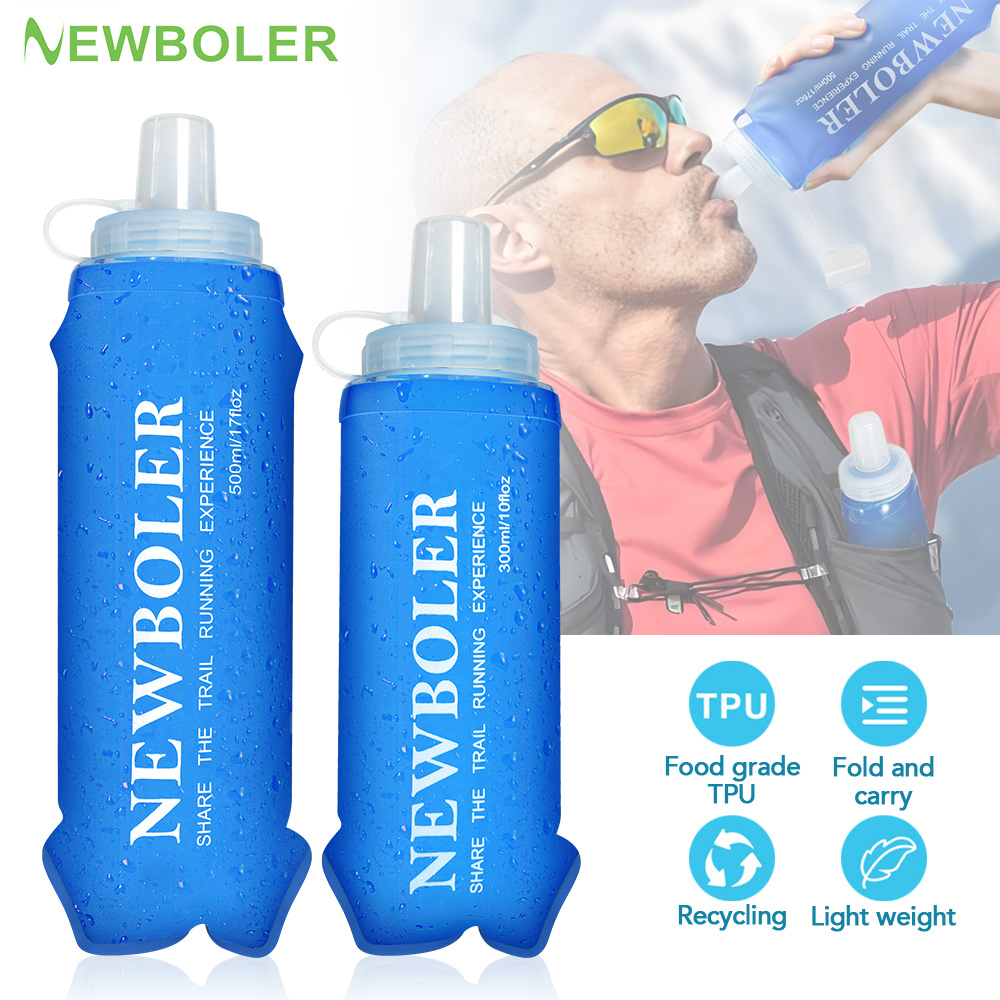 NEWBOLER 300/500ML Water Bottl - Water Bag Collapsible review and price