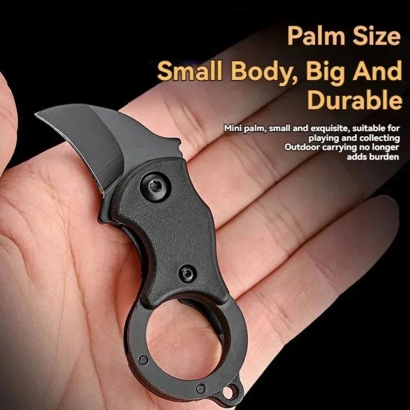 Mini Keychain Pocket Knife Sta - Bushcraft Knife Fixed review and price