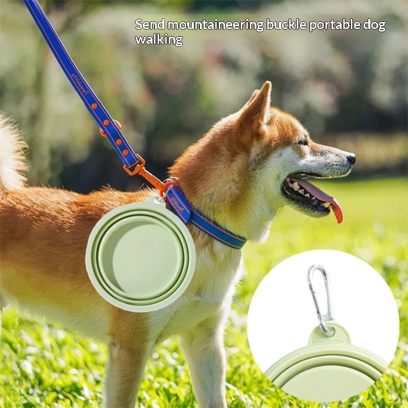 Silicone Dog Food Water Bowl C - Water Bag Collapsible review and price