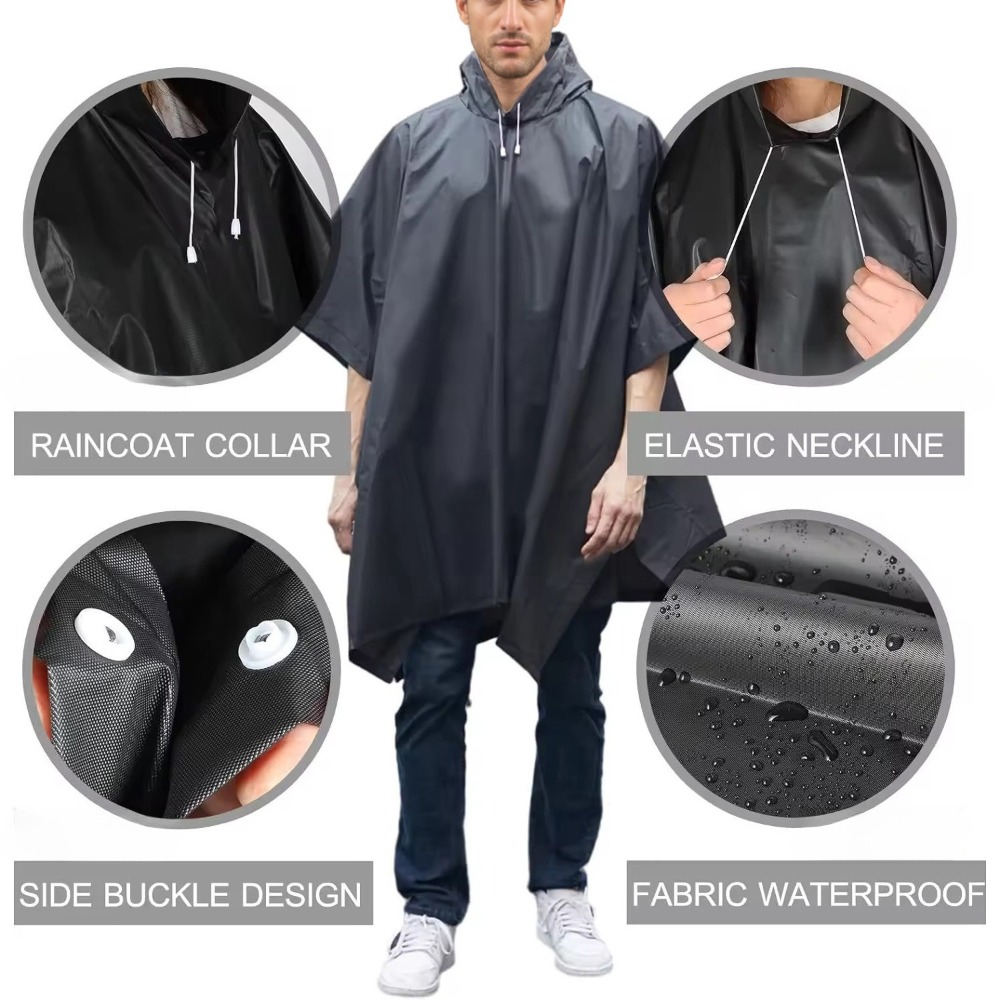 3 in 1 Waterproof Rain Poncho  - Emergency Poncho Rain review and price