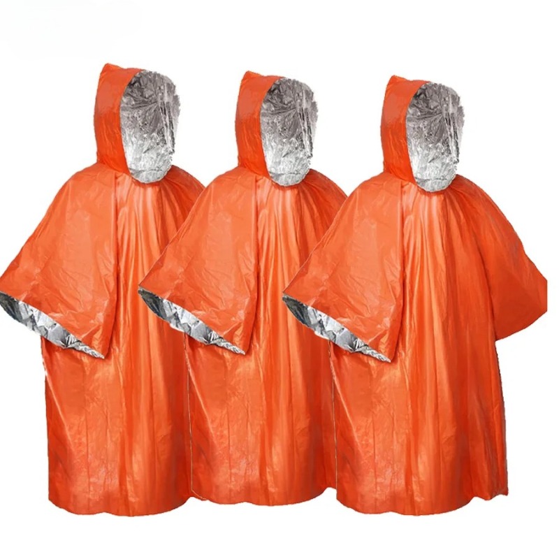 1-5PCS Multifunctional Surviva - Emergency Poncho Rain review and price