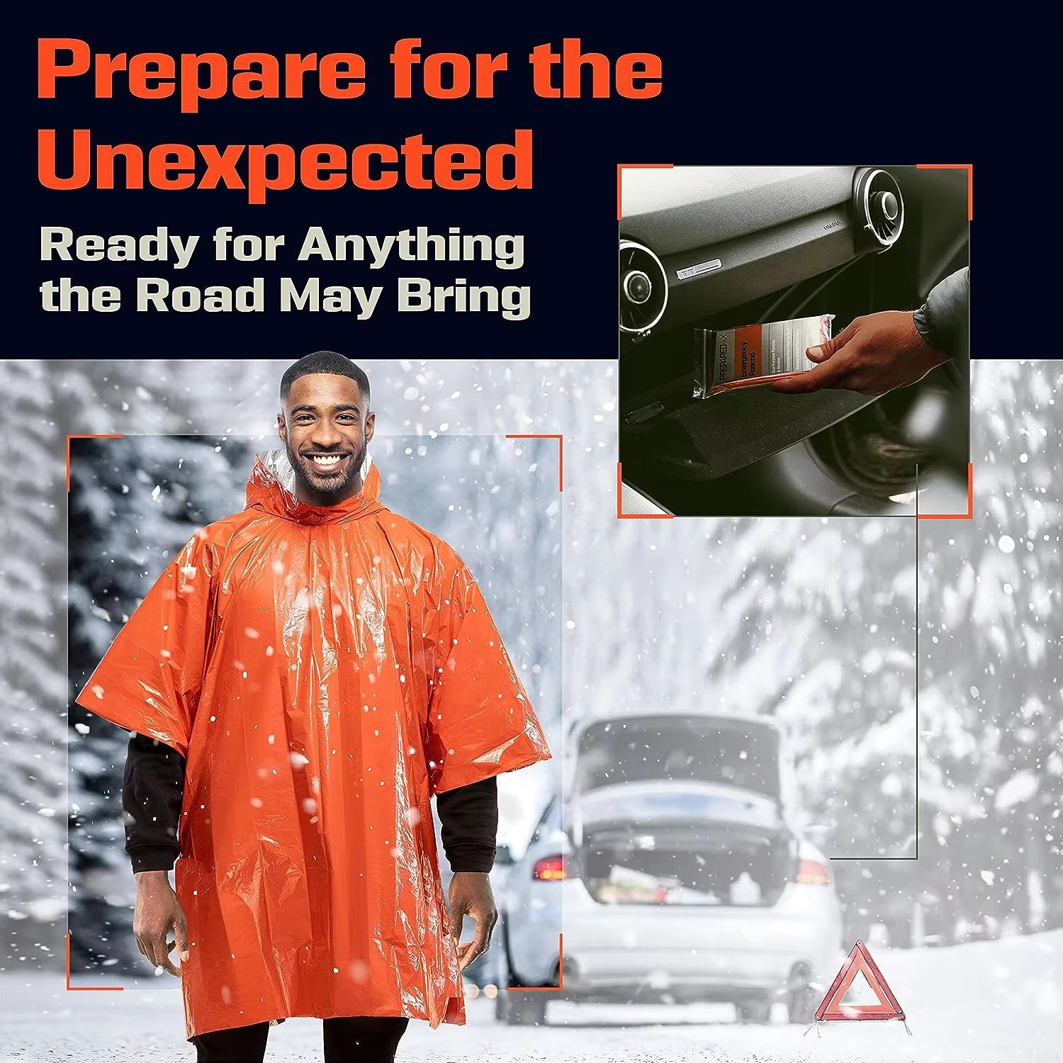 Emergency Rain Poncho Thermal  - Emergency Poncho Rain review and price
